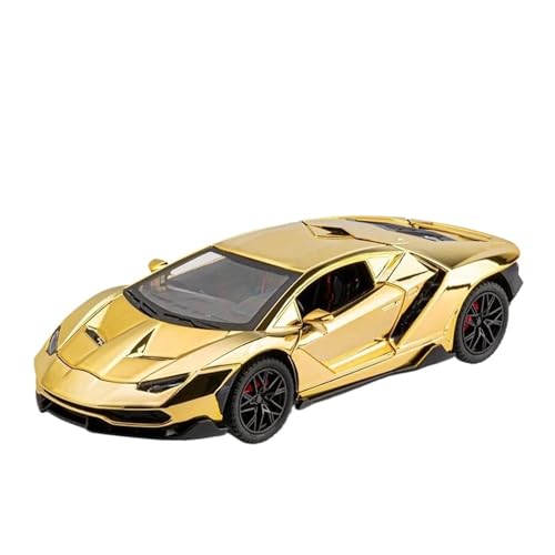 Druckgussfahrzeuge Motorfahrzeuge 1:24 for Lamborghini Aventador LP700-4 Simulationsmaßstab Legierung Automodell Metallmodell Kreative Dekoration Fertiges Modellauto(Gold) von PIPJLCGE