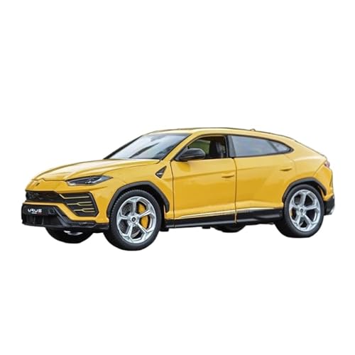Druckgussfahrzeuge Motorfahrzeuge 1:24 for Lamborghini Bison Urus Mini Simulation Zinklegierung Automodell Exquisite Messestanddekoration Fertiges Modellauto(Yellow) von PIPJLCGE