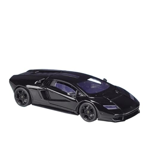 Druckgussfahrzeuge Motorfahrzeuge 1:24 for Lamborghini Countach LPI800-4 Statische Skala Zink-Legierung Luxus Auto Modell Bücherregal Ornamente Dekoration Fertiges Modellauto(Black) von PIPJLCGE