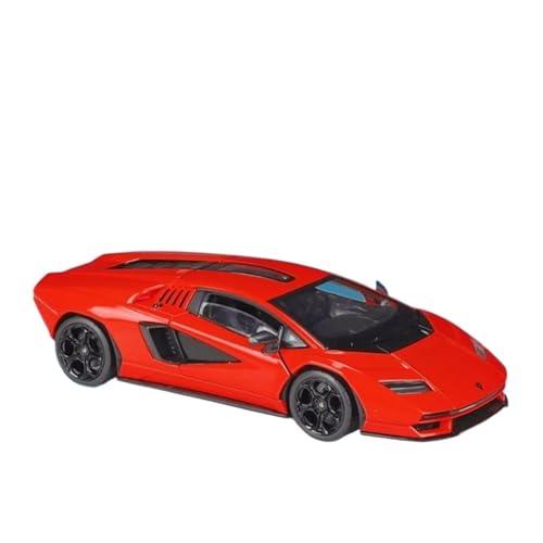 Druckgussfahrzeuge Motorfahrzeuge 1:24 for Lamborghini Countach LPI800-4 Statische Skala Zink-Legierung Luxus Auto Modell Bücherregal Ornamente Dekoration Fertiges Modellauto(Red) von PIPJLCGE