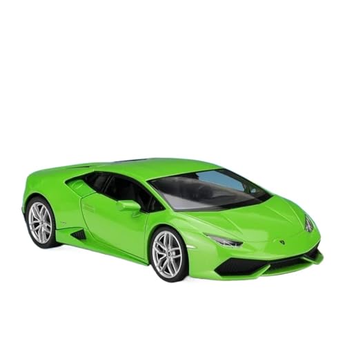 Druckgussfahrzeuge Motorfahrzeuge 1:24 for Lamborghini Huracan LP610-4 Statische Legierung Druckguss Metall Modell Auto Ornamente Sammlung Display Fertiges Modellauto(Green) von PIPJLCGE