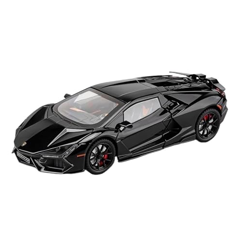 Druckgussfahrzeuge Motorfahrzeuge 1:24 for Lamborghini Revuelto Im Statischen Maßstab, Zinklegierung, Druckguss-Automodell, Dekoration for Die Büroumgebung Fertiges Modellauto(Black) von PIPJLCGE