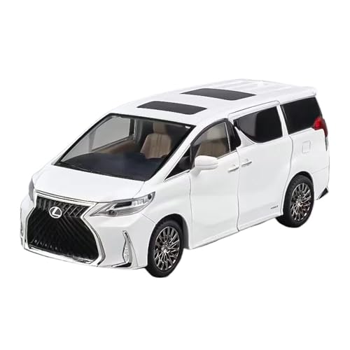Druckgussfahrzeuge Motorfahrzeuge 1:24 for Lexus LM300 MPV Statischer Maßstab Mini-Simulation Druckgusslegierung Replika-Automodelldekoration Fertiges Modellauto(White) von PIPJLCGE