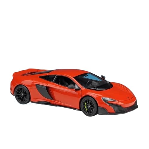 Druckgussfahrzeuge Motorfahrzeuge 1:24 for McLaren 675LT Mini Statischen Maßstab Zink-Legierung Luxus-Auto-Modell Bücherregal Ornamente Dekoration Fertiges Modellauto(Red) von PIPJLCGE