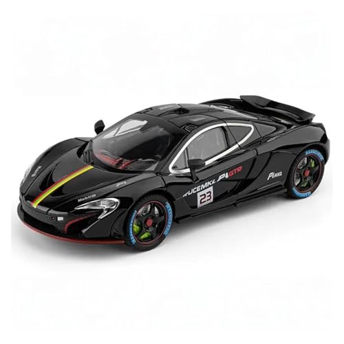 Druckgussfahrzeuge Motorfahrzeuge 1:24 for McLaren P1 GTR Miniatur-Simulation Legierung Metall Automodell Druckguss Exquisite Ornamente Fertiges Modellauto(Black) von PIPJLCGE