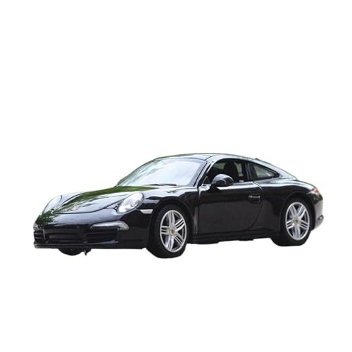Druckgussfahrzeuge Motorfahrzeuge 1:24 for Porsche 911 Carrera Simulation Statisches Automodell Aus Zinklegierung Simulationsmodell Ornamente Fertiges Modellauto(Black) von PIPJLCGE