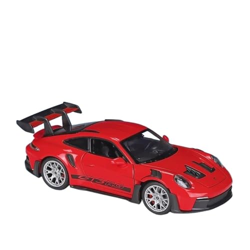 Druckgussfahrzeuge Motorfahrzeuge 1:24 for Porsche 911 GT3 RS Statische Mini-Simulation Legierung Metall Automodell Wohnzimmer Dekoration Fertiges Modellauto(Red) von PIPJLCGE