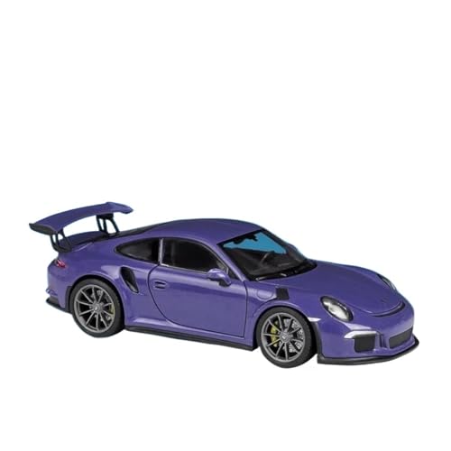 Druckgussfahrzeuge Motorfahrzeuge 1:24 for Porsche 911 GT3 RS Statisches Automodell Aus Legierung, Simulationsmodell Sammlung Ornamente Dekoration Fertiges Modellauto(Purple) von PIPJLCGE
