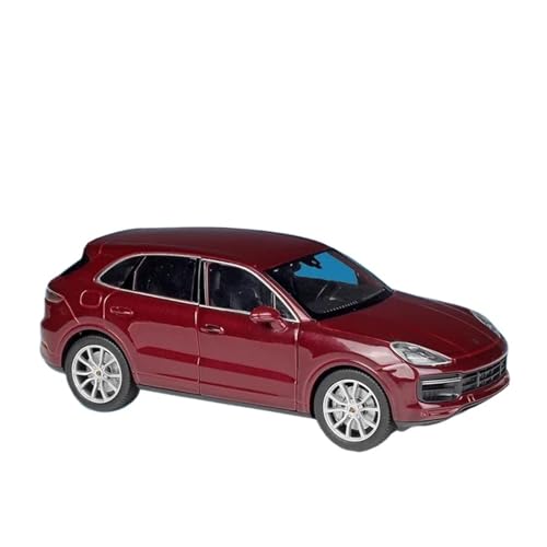 Druckgussfahrzeuge Motorfahrzeuge 1:24 for Porsche Cayenne Turbo Miniatur Statische Zinklegierung Home Modellauto Kreative Einrichtung Dekoration Fertiges Modellauto(Red) von PIPJLCGE