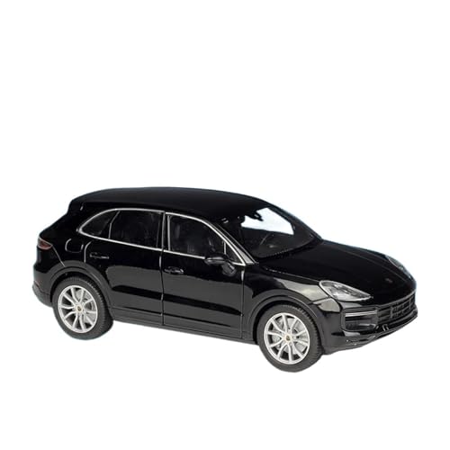 Druckgussfahrzeuge Motorfahrzeuge 1:24 for Porsche Cayenne Turbo Statische Legierung Metall Auto Modell Maßstab Luxus Fahrzeug Ornamente Dekoration Fertiges Modellauto(Black) von PIPJLCGE