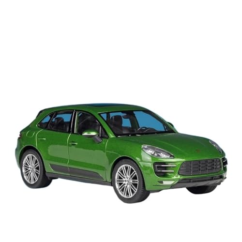 Druckgussfahrzeuge Motorfahrzeuge 1:24 for Porsche Macan Turbo Simulation Mini Statische Druckguss-Modellauto Zinklegierung Dekorative Ornamente Fertiges Modellauto(Green) von PIPJLCGE