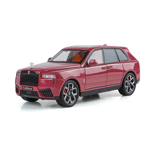 Druckgussfahrzeuge Motorfahrzeuge 1:24 for Rolls-Royce Cullinan Miniatur-Simulation Legierung Metall Automodell Exquisite Wohnzimmerdekoration Fertiges Modellauto(Red) von PIPJLCGE