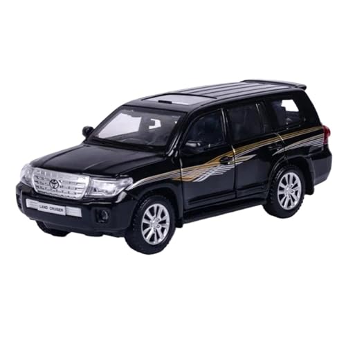 Druckgussfahrzeuge Motorfahrzeuge 1:24 for Toyota Land Cruiser Statische Legierung Metall Auto Modell Maßstab Luxus Fahrzeug Ornamente Dekoration Fertiges Modellauto(Black) von PIPJLCGE