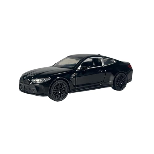 Druckgussfahrzeuge Motorfahrzeuge 1:32 for BMW M4 Mini-Simulation Legierung Automodell Bücherregal Ornamente Dekoration Sammlung Fertiges Modellauto(Black) von PIPJLCGE