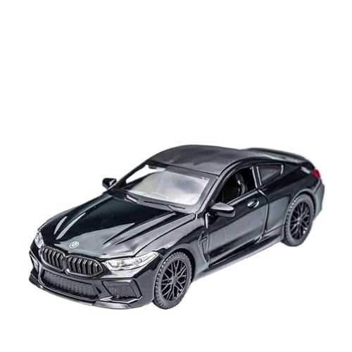 Druckgussfahrzeuge Motorfahrzeuge 1:32 for BMW M8 Im Mini Simulation Legierung Druckguss Exquisite Modell Auto Zubehör Dekoration Fertiges Modellauto(Black) von PIPJLCGE
