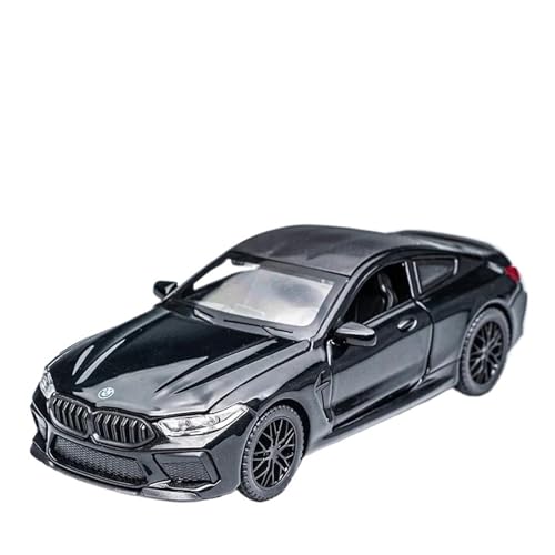 Druckgussfahrzeuge Motorfahrzeuge 1:32 for BMW Serie M8 Miniatur Simulation Legierung Metall Automodell Exquisite Wohnzimmer Dekoration Fertiges Modellauto(Black) von PIPJLCGE