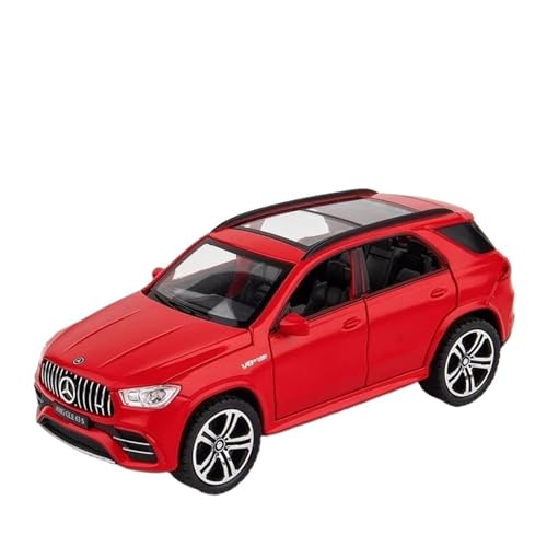 Druckgussfahrzeuge Motorfahrzeuge 1:32 for Benz GLE 63S SUV Mini Statische Legierung Metall Auto Modell Maßstab Luxus Auto Ornamente Dekoration Fertiges Modellauto(Red) von PIPJLCGE