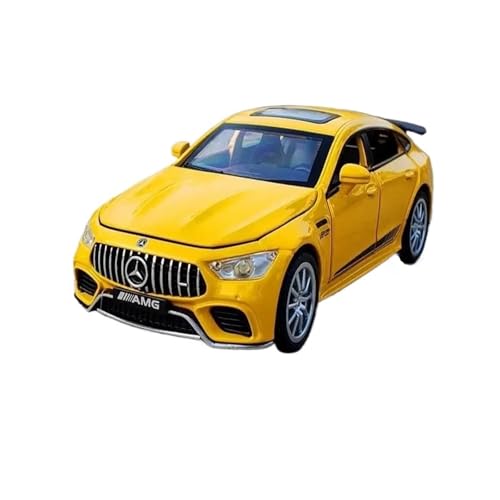 Druckgussfahrzeuge Motorfahrzeuge 1:32 for Benz GT63s Mini Simulation Statische Skala Legierung Auto Modell Metall Modell Kreative Display Fertiges Modellauto(Yellow) von PIPJLCGE