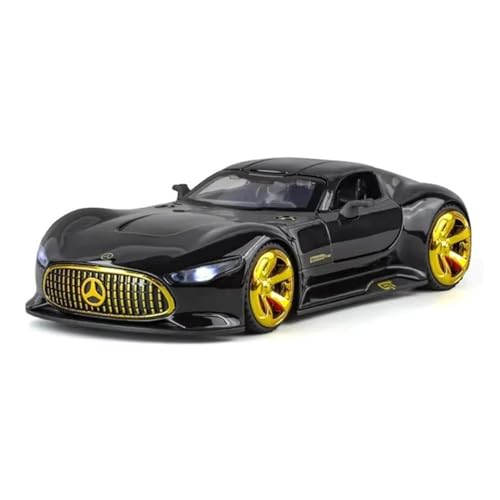 Druckgussfahrzeuge Motorfahrzeuge 1:32 for Benz Vision GT Simulation Miniatur Statische Druckguss-Modellauto Legierung Metall Ornamente Fertiges Modellauto(Black) von PIPJLCGE