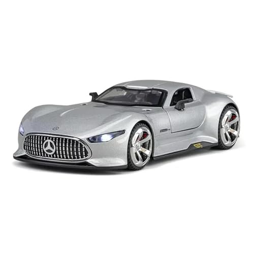 Druckgussfahrzeuge Motorfahrzeuge 1:32 for Benz Vision GT Simulation Miniatur Statische Druckguss-Modellauto Legierung Metall Ornamente Fertiges Modellauto(Silver) von PIPJLCGE