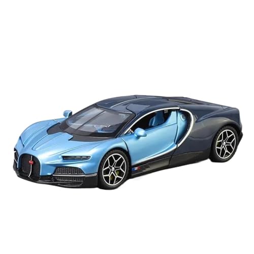 Druckgussfahrzeuge Motorfahrzeuge 1:32 for Bugatti Tourbillon V16 Mini-Simulation Zinklegierung Druckguss Exquisite Modellautodekoration Fertiges Modellauto(Blue) von PIPJLCGE
