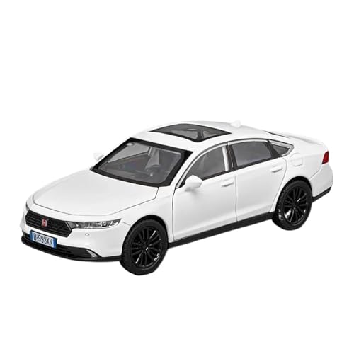 Druckgussfahrzeuge Motorfahrzeuge 1:32 for Honda 11. Generation Accord Legierung Druckguss Home Modell Auto Kreative Ornamente Dekoration Fertiges Modellauto(White) von PIPJLCGE