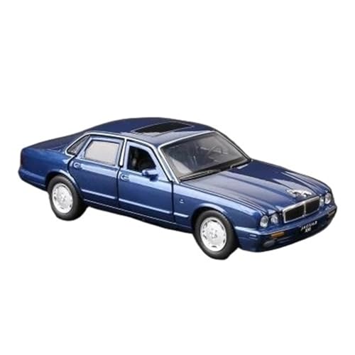 Druckgussfahrzeuge Motorfahrzeuge 1:32 for Jaguar XJ6 Statische Mini Skala Simulation Legierung Auto Modell Wohnzimmer Ornamente Sammlung Fertiges Modellauto(Blue) von PIPJLCGE