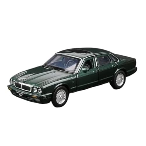 Druckgussfahrzeuge Motorfahrzeuge 1:32 for Jaguar XJ6 Statische Mini Skala Simulation Legierung Auto Modell Wohnzimmer Ornamente Sammlung Fertiges Modellauto(Green) von PIPJLCGE