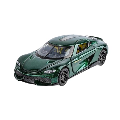 Druckgussfahrzeuge Motorfahrzeuge 1:32 for Koenigsegg Gemera GT Mini-Automodell Legierung Simulation Modell Sammlung Ornamente Dekoration Fertiges Modellauto(Green) von PIPJLCGE