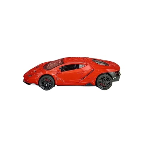 Druckgussfahrzeuge Motorfahrzeuge 1:32 for Lamborghini LP770-4 Miniatur-Druckguss-Statikfahrzeug Sammlermodell Autodekoration Fertiges Modellauto(Red) von PIPJLCGE
