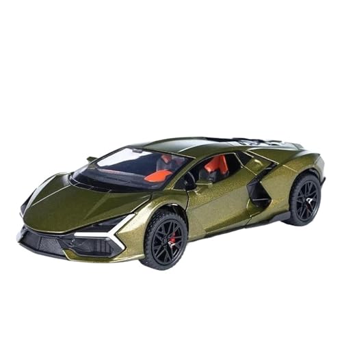 Druckgussfahrzeuge Motorfahrzeuge 1:32 for Lamborghini Revuelto Mini Statische Legierung Metall Auto Modell Maßstab Luxus Auto Ornamente Dekoration Fertiges Modellauto(Green) von PIPJLCGE