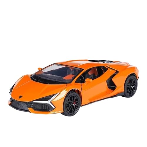 Druckgussfahrzeuge Motorfahrzeuge 1:32 for Lamborghini Revuelto Mini Statische Legierung Metall Auto Modell Maßstab Luxus Auto Ornamente Dekoration Fertiges Modellauto(Orange) von PIPJLCGE