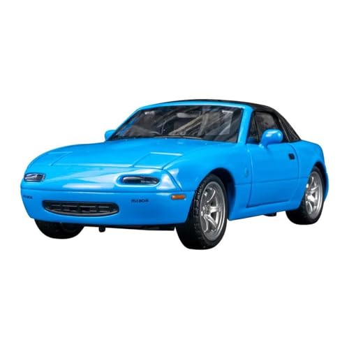 Druckgussfahrzeuge Motorfahrzeuge 1:32 for Mazda MX-5 Statische Miniatur Druckguss Fahrzeug Legierung Metall Modell Auto Dekoration Sammlerstück Fertiges Modellauto(Blue) von PIPJLCGE