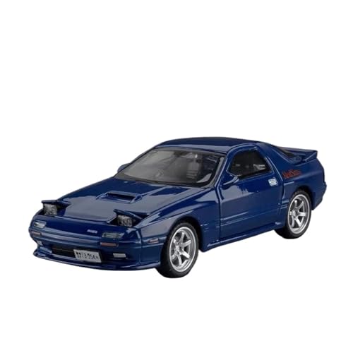 Druckgussfahrzeuge Motorfahrzeuge 1:32 for Mazda RX7 Miniatur-Simulation Legierung Automodell Exquisite Bücherregal Ornamente Fertiges Modellauto(Blue) von PIPJLCGE