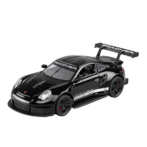 Druckgussfahrzeuge Motorfahrzeuge 1:32 for Porsche GT3 RS Miniatur Simulation Legierung Home Modell Auto Kreative Ornamente Sammlung Fertiges Modellauto(Black) von PIPJLCGE