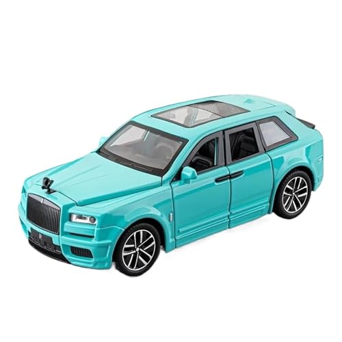 Druckgussfahrzeuge Motorfahrzeuge 1:32 for Rolls-Royce Cullinan, Luxus-Statik-Miniatur-Replik Automodell Ornamente Sammlung Dekoration Fertiges Modellauto(Blue) von PIPJLCGE