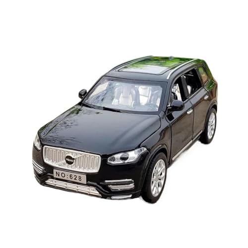 Druckgussfahrzeuge Motorfahrzeuge 1:32 for Volvo XC90 SUV Simulation Statischen Maßstab Legierung Automodell Metall Modell Ornamente Dekoration Fertiges Modellauto(Black) von PIPJLCGE