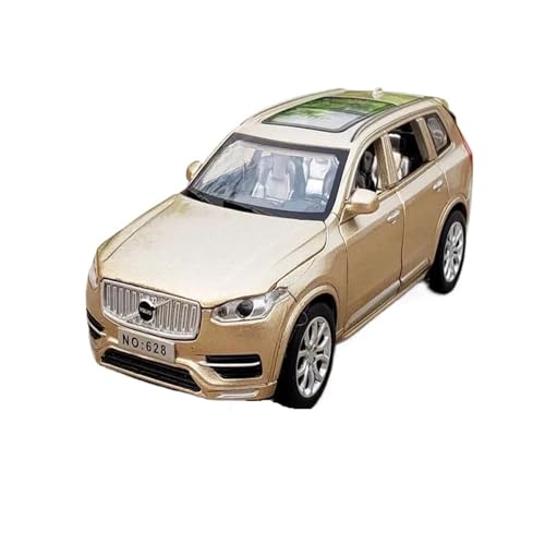 Druckgussfahrzeuge Motorfahrzeuge 1:32 for Volvo XC90 SUV Simulation Statischen Maßstab Legierung Automodell Metall Modell Ornamente Dekoration Fertiges Modellauto(Gold) von PIPJLCGE
