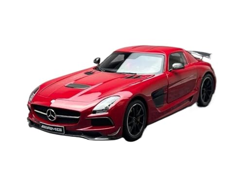 PIPJLCGE Druckgussfahrzeuge Motorfahrzeuge Simulationsautomodell Aus Zinklegierungsdruckguss Im Maßstab 1:18, Geeignet for Die Sammlung for Mercedes-AMG SLS Fertiges Modellauto von PIPJLCGE