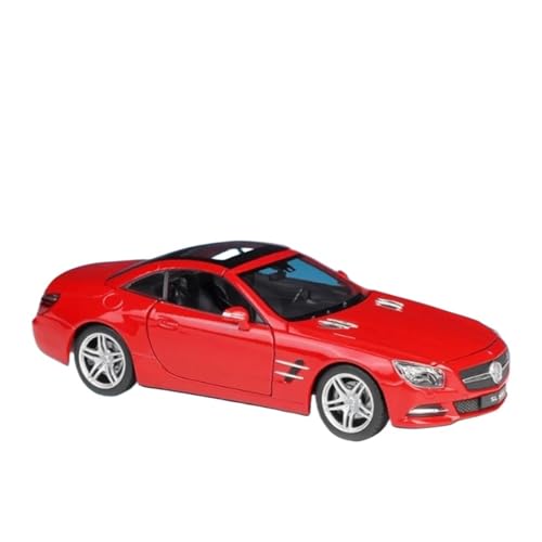 PIPJLCGE Druckgussfahrzeuge Motorfahrzeuge 1:24 for Benz SL500 Simulation Miniatur Statischen Maßstab Druckguss-Modell Automobil Legierung Ornamente Fertiges Modellauto von PIPJLCGE