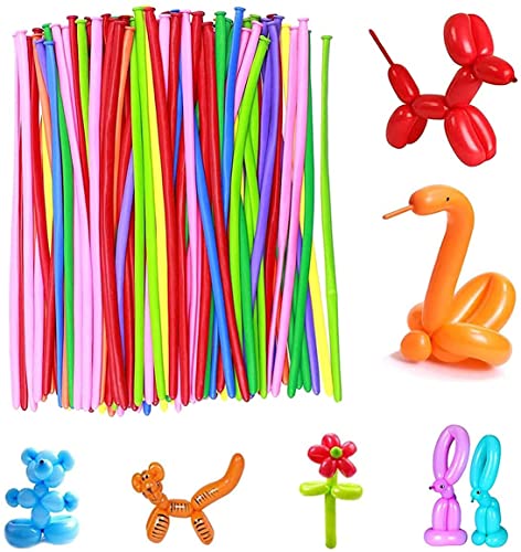 100 Stück Magic Modellierballons Luftballons, Modellierung Ballons Kit,Tierballons Mehrfarbenballons,Luftballon Bunt Deko für Hochzeit Geburtstage Partys 100 Stück Magic Modellierballons Luftballons, Modellierung Ballons Kit,Tierballons Mehrfarbenballons,Luftballon Bunt Deko für Hochzeit Geburtstage Partys von PIQIUQIU