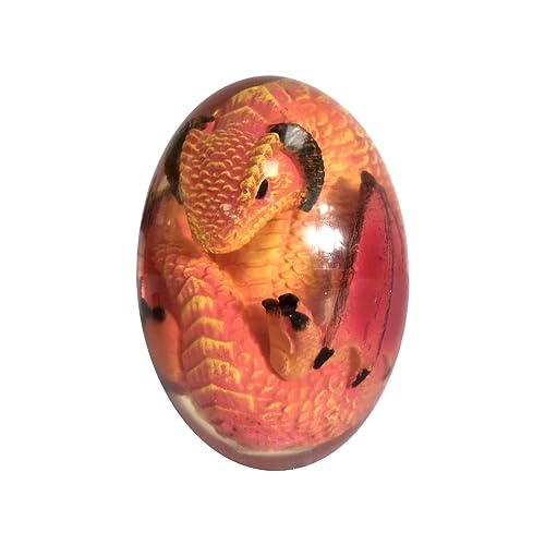 Lava Dragon Egg, Lava Dinosaurier Eier, Lava Harz Dracheneier für Geschenke und Dekorationen, Lava Dinosaurier Ei Ornament, Geburtstag, Jubiläum von PIUMOJ