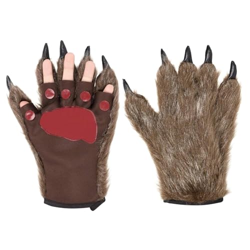 1 Paar Wolfspaw Handschuhe Pelzige Tierkrallenhandschuhe für Erwachsene Vollfinger Winter Winter warme pelzige Pfoten mit Plüschhaaren für Partys, Kostümpartys, Cosplay -Requisiten Wolf Paw 1 Paar Wolfspaw Handschuhe Pelzige Tierkrallenhandschuhe für Erwachsene Vollfinger Winter Winter warme pelzige Pfoten mit Plüschhaaren für Partys, Kostümpartys, Cosplay -Requisiten Wolf Paw von PIUpiuLIANG