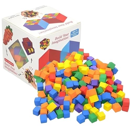 150pcs/Set Foam Building Blocks Safe & Fun Kids Eva Bunte Stapelweichblöcke Bauwürfel für Zuhause, Schule, Kinderzimmer, Kindergarten 150pcs/Set Foam Building Blocks Safe & Fun Kids Eva Bunte Stapelweichblöcke Bauwürfel für Zuhause, Schule, Kinderzimmer, Kindergarten von PIUpiuLIANG