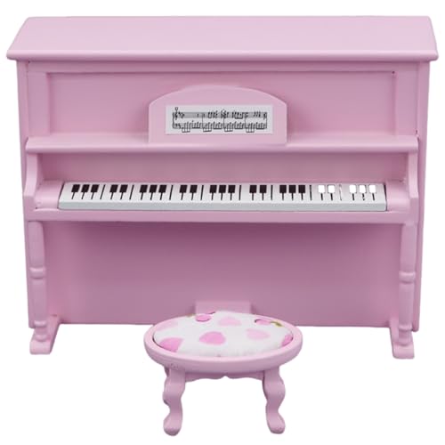 1Set Dollhouse Piano 1:12 Simulation Holz aufrechte Miniatur Klavier mit Stuhlfoto Requisite Lustige DIY Mini für Dollhouse Accessoires Kinder Geschenk, Stil 2 1Set Dollhouse Piano 1:12 Simulation Holz aufrechte Miniatur Klavier mit Stuhlfoto Requisite Lustige DIY Mini für Dollhouse Accessoires Kinder Geschenk, Stil 2 von PIUpiuLIANG