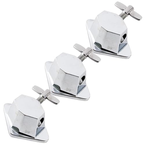 3pcs Bodenrommelbein Halterung Praktische Trommel -Set -Teilezubehör, Halter Basisplatten -Rack -Klemme, Packung aus 3 Kit -Halterung Beinklemme Instrument Teile Hardwar 3pcs Bodenrommelbein Halterung Praktische Trommel -Set -Teilezubehör, Halter Basisplatten -Rack -Klemme, Packung aus 3 Kit -Halterung Beinklemme Instrument Teile Hardwar von PIUpiuLIANG