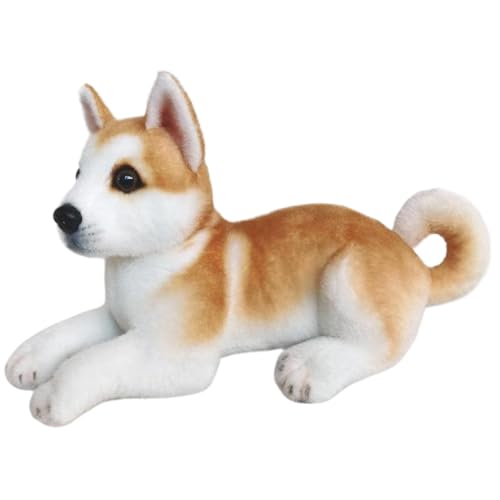 Akita gefülltes Tier, realistischer Welpe Plüsch mit kurzem Bein und Schwanz, teurem Hund Plüsch mit Ohren, Nicht abgestoßenes Baumwollhundtier für Zuhause, Büro, Party, Lügen Akita Akita gefülltes Tier, realistischer Welpe Plüsch mit kurzem Bein und Schwanz, teurem Hund Plüsch mit Ohren, Nicht abgestoßenes Baumwollhundtier für Zuhause, Büro, Party, Lügen Akita von PIUpiuLIANG