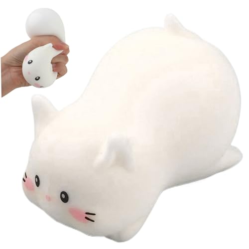 Anti-Stress-Spielzeug, niedliche Katzen-Squish-Ball, weiche und einklemmhafte Stressspielzeug für Kinder, Erwachsene Geschenk Anti von PIUpiuLIANG