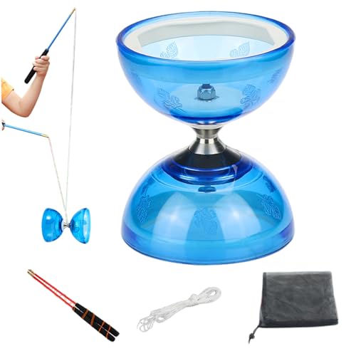 Chinesische Yoyo 5 -Lager Diabolo mit Sticks & String & Guide Book & Net Bag Yo Yo für Kinder Erwachsene Fitness TrickSchinese Yoyo Chinesische Yoyo 5 -Lager Diabolo mit Sticks & String & Guide Book & Net Bag Yo Yo für Kinder Erwachsene Fitness TrickSchinese Yoyo von PIUpiuLIANG