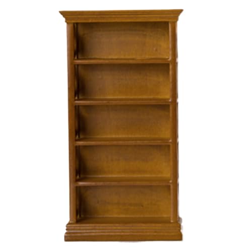 Mini -Bücherregal für Mini -Bücher, Miniaturpuppenhaus Bücherregal 1:12 Hölzer Schrankbuchhandel Holzlagerregale Modell für Dollhouse Möbelzubehör für B von PIUpiuLIANG